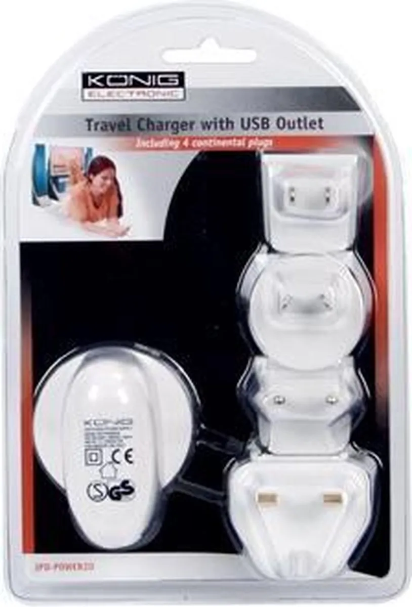 Konig USB Charger 4 Plugs IPD-POWER20