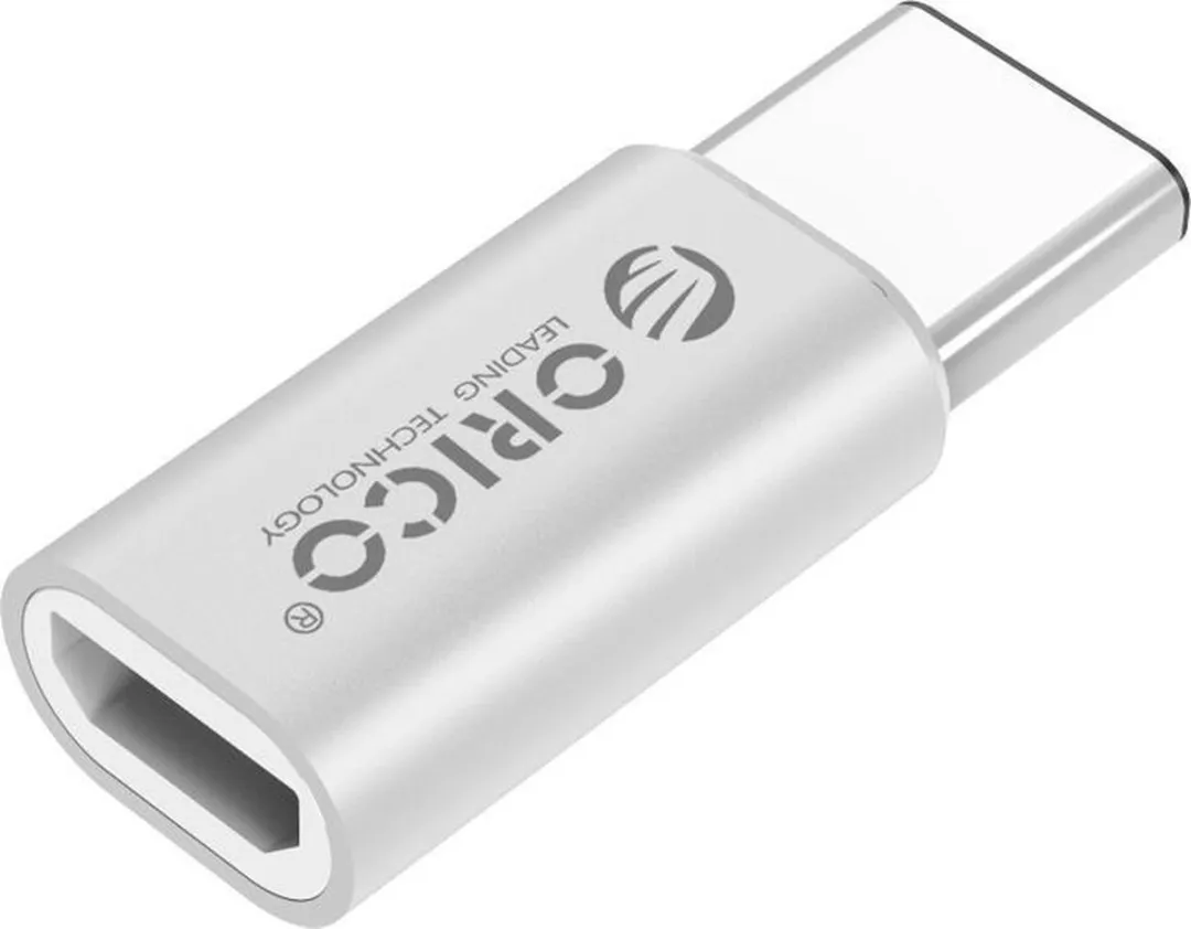 ORICO ORI-CTM1 USB-C naar Micro USB Adapter - Zilver