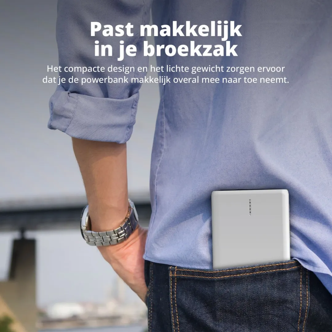 FlinQ Powerbank FQC8332 20.000mAh - Wit