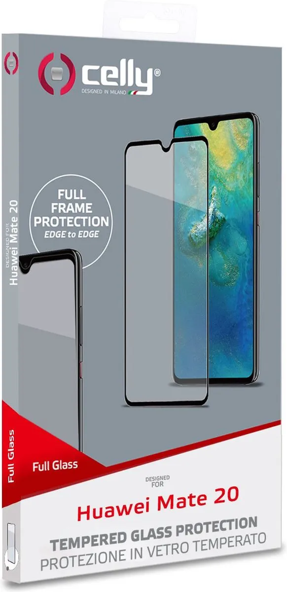 Celly Full Glass Schermbeschermer Huawei - 1 Stuk