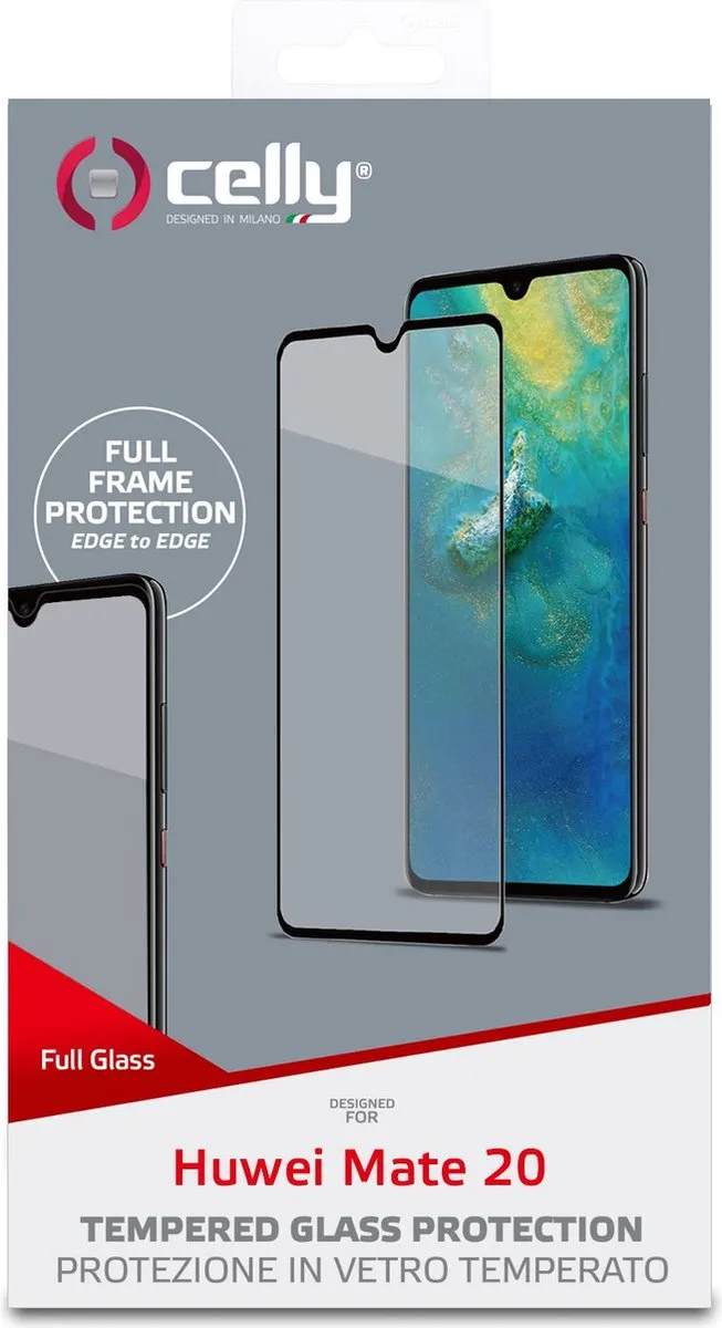 Celly Full Glass Schermbeschermer Huawei - 1 Stuk