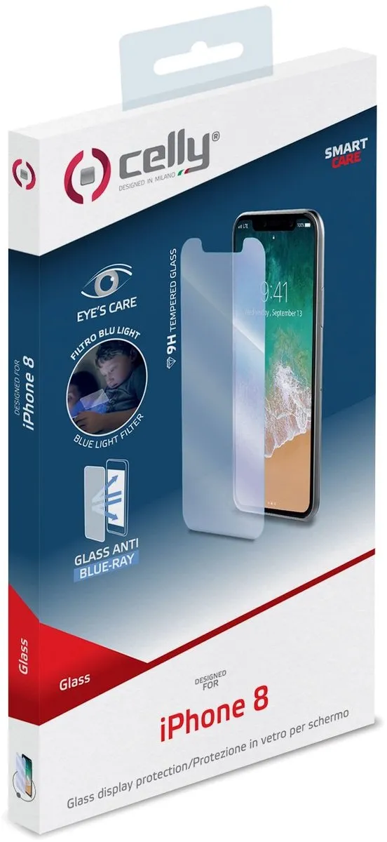 Celly Anti Blue-Ray Glas iPhone X/XS - 1 Stuk