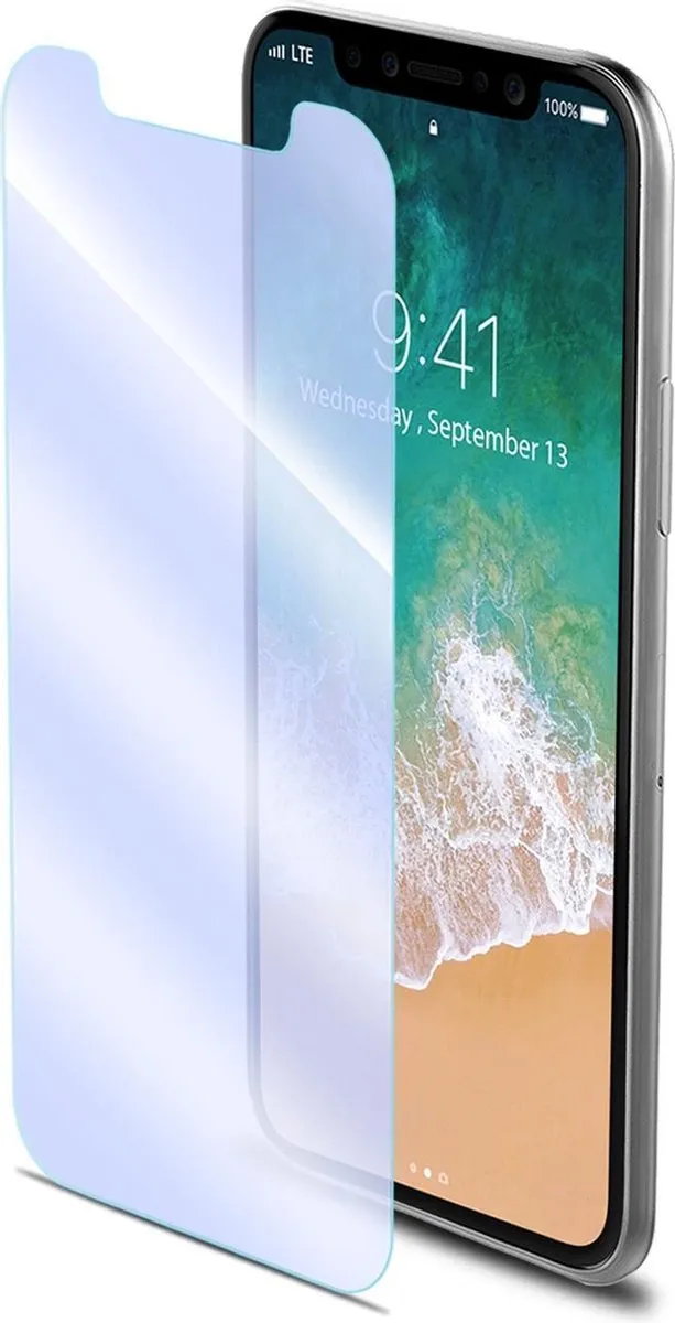 Celly Anti Blue-Ray Glas iPhone X/XS
