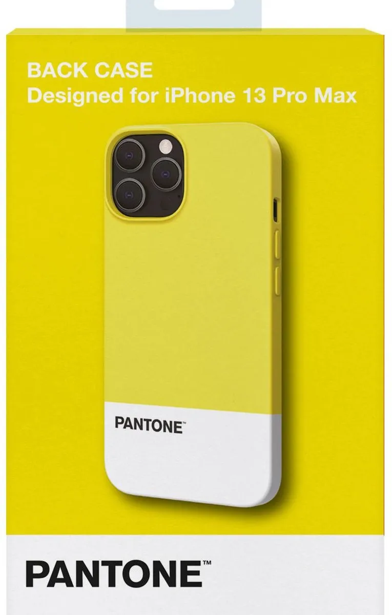 Celly Pantone Back Cover iPhone 13 Pro PT-PC1008Y - Geel