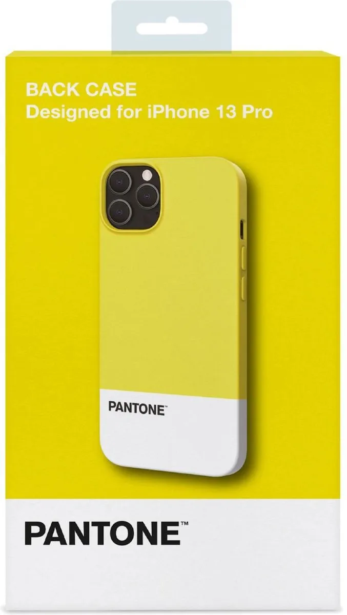 Celly Pantone Back Cover iPhone 13 Pro PT-PC1008Y - Geel