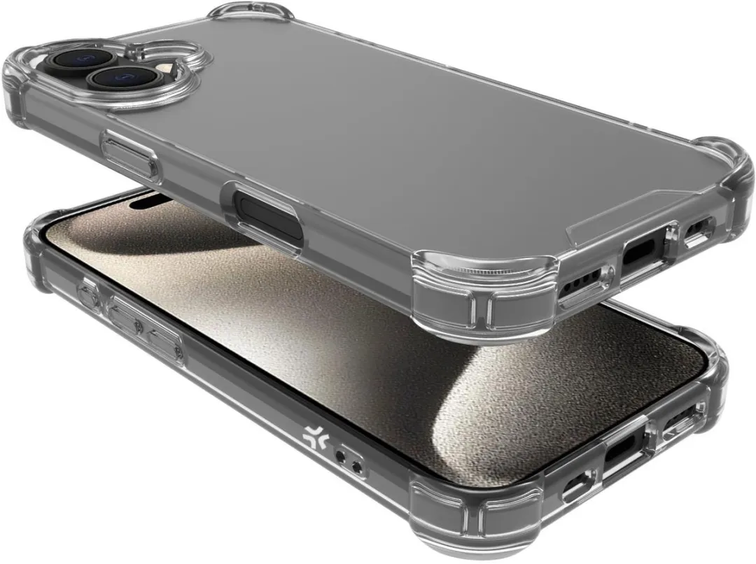Celly Armor Backcover iPhone 16 - Transparant - afbeelding 4 van 6