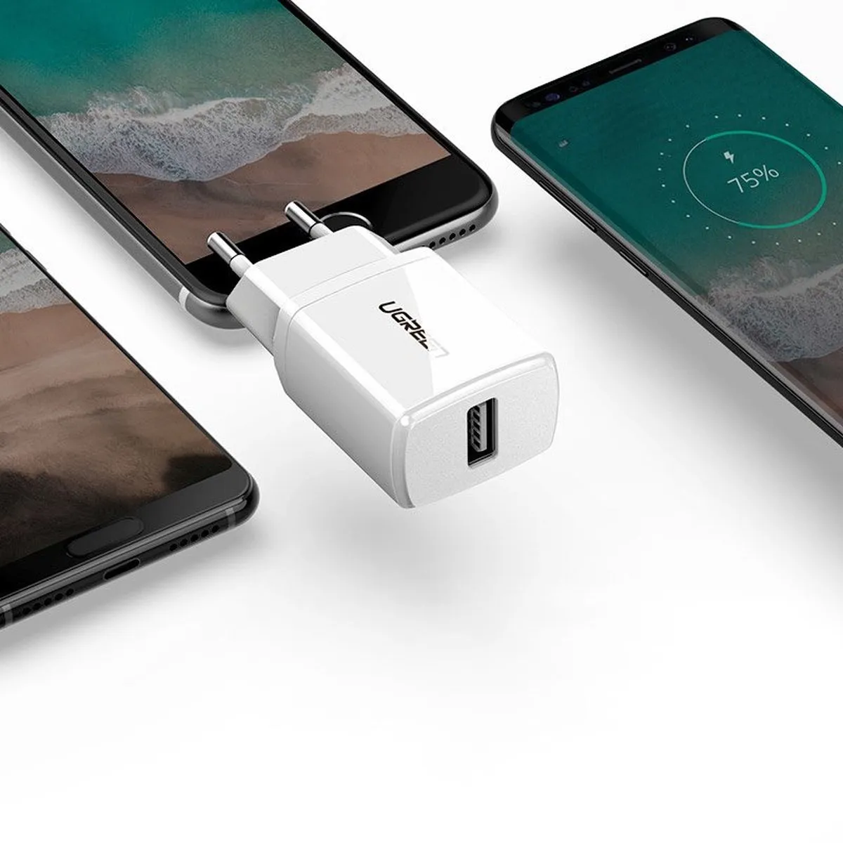 Ugreen USB Oplader 5V 2.1A - 10W - Zwart