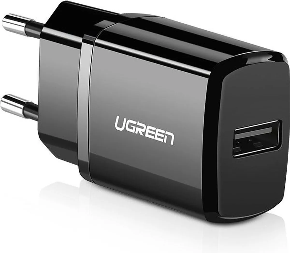 Ugreen USB Oplader 5V 2.1A - 10W - Zwart - afbeelding 6 van 6