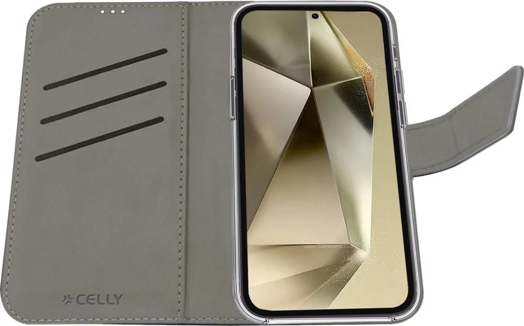 Celly Wally Bookcase Hoesje Zwart - 3 Pasjes - afbeelding 5 van 6