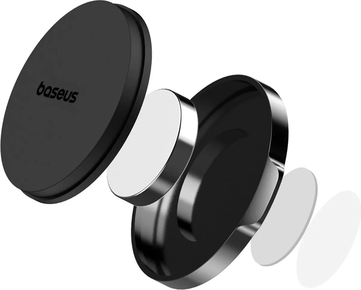 Baseus Universele Magnetische Telefoonhouder Dashboard - 8 Inch - Zwart