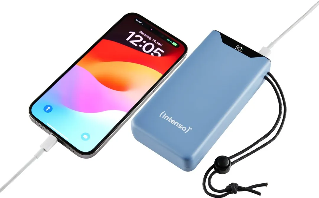 Intenso F20000 Powerbank 20.000mAh - Blauw - afbeelding 6 van 6