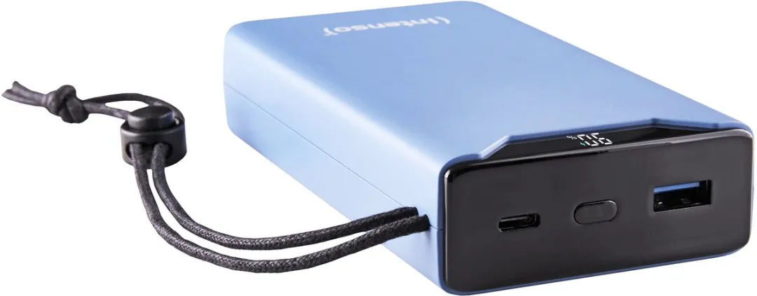 (Intenso) F20000 Powerbank 20.000 mAh Li-Po - display - PD en QC 3.0 - blauw (7332055)
