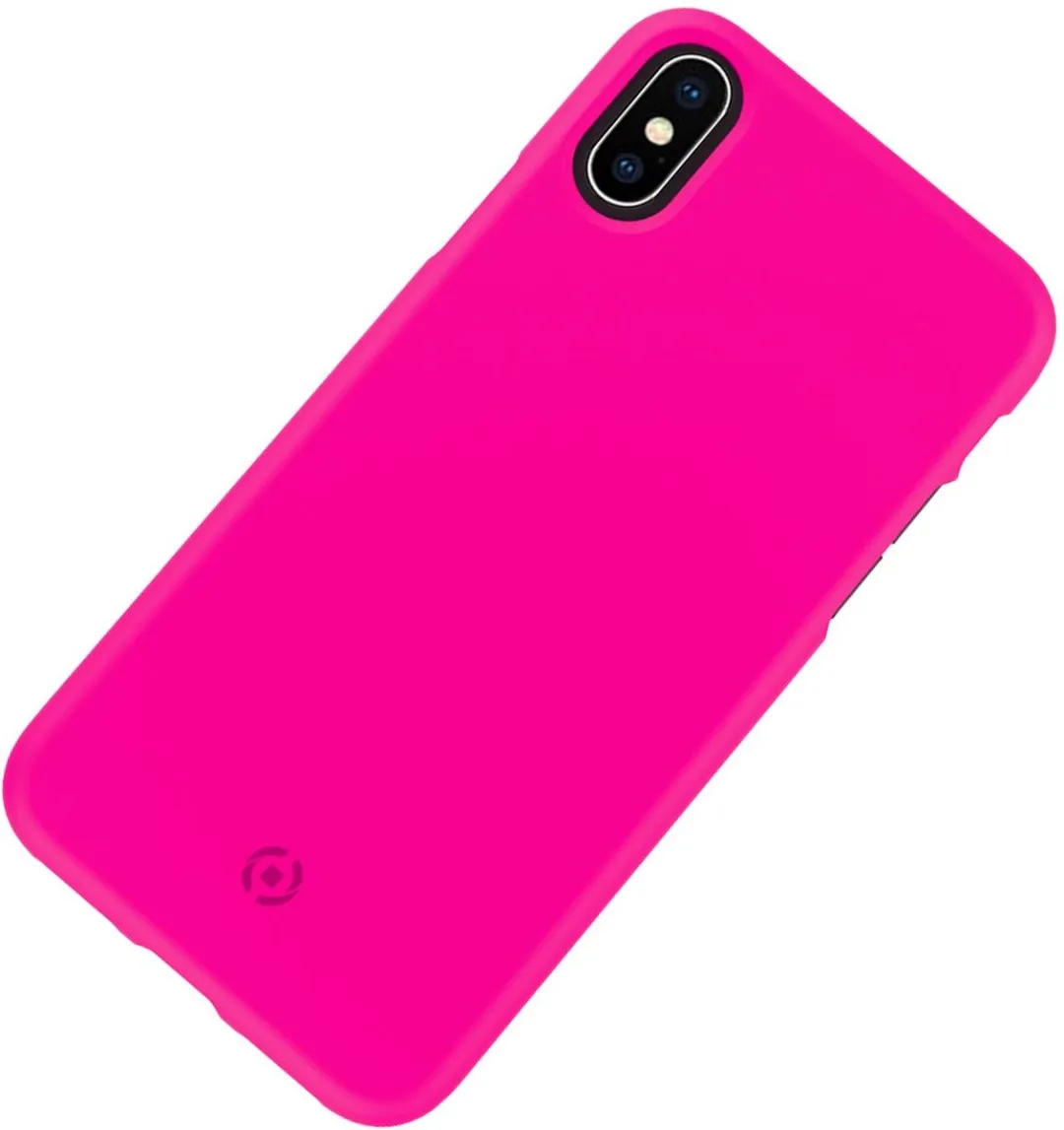 Celly Shock Back Cover iPhone X/Xs SHOCK900PK - Roze