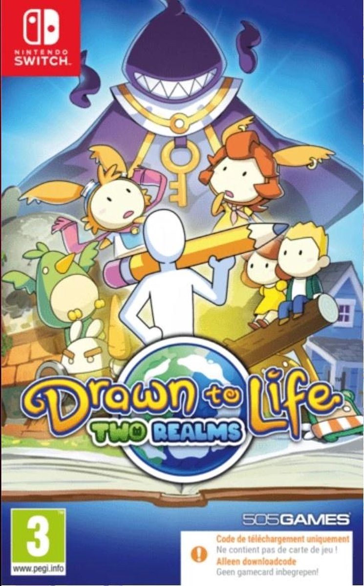 Drawn to Life: Two Realms (Code in a Box)/nintendo switch