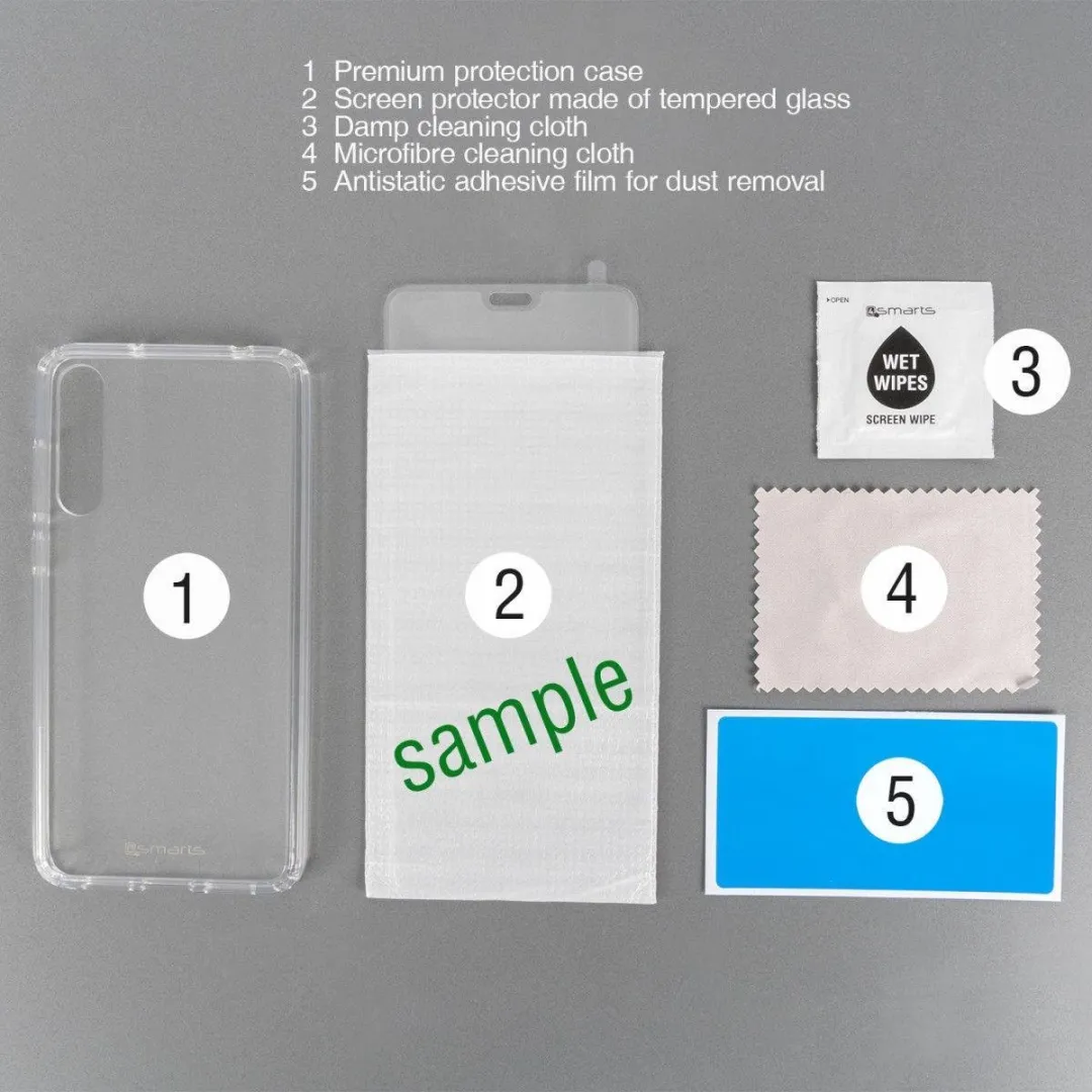 4Smarts 360° Protection Set 4S493054 - Xiaomi Redmi Note 8T - Transparant