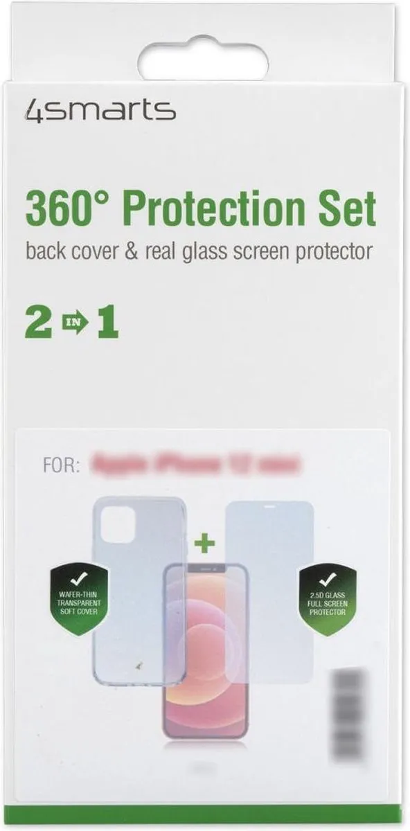 4Smarts 360° Protection Set 4S493054 - Xiaomi Redmi Note 8T - Transparant