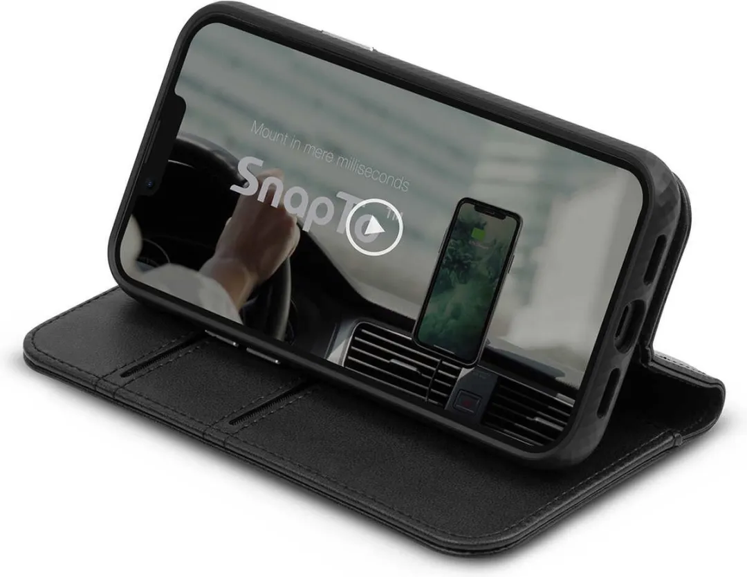 Moshi Overture iPhone 13 Pro Portemonneehouder 15,5cm - Zwart