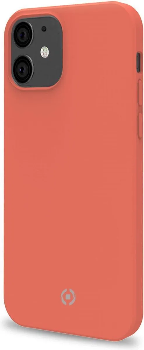 Celly Cromo Siliconen Hoesje iPhone 12 Mini - Oranje