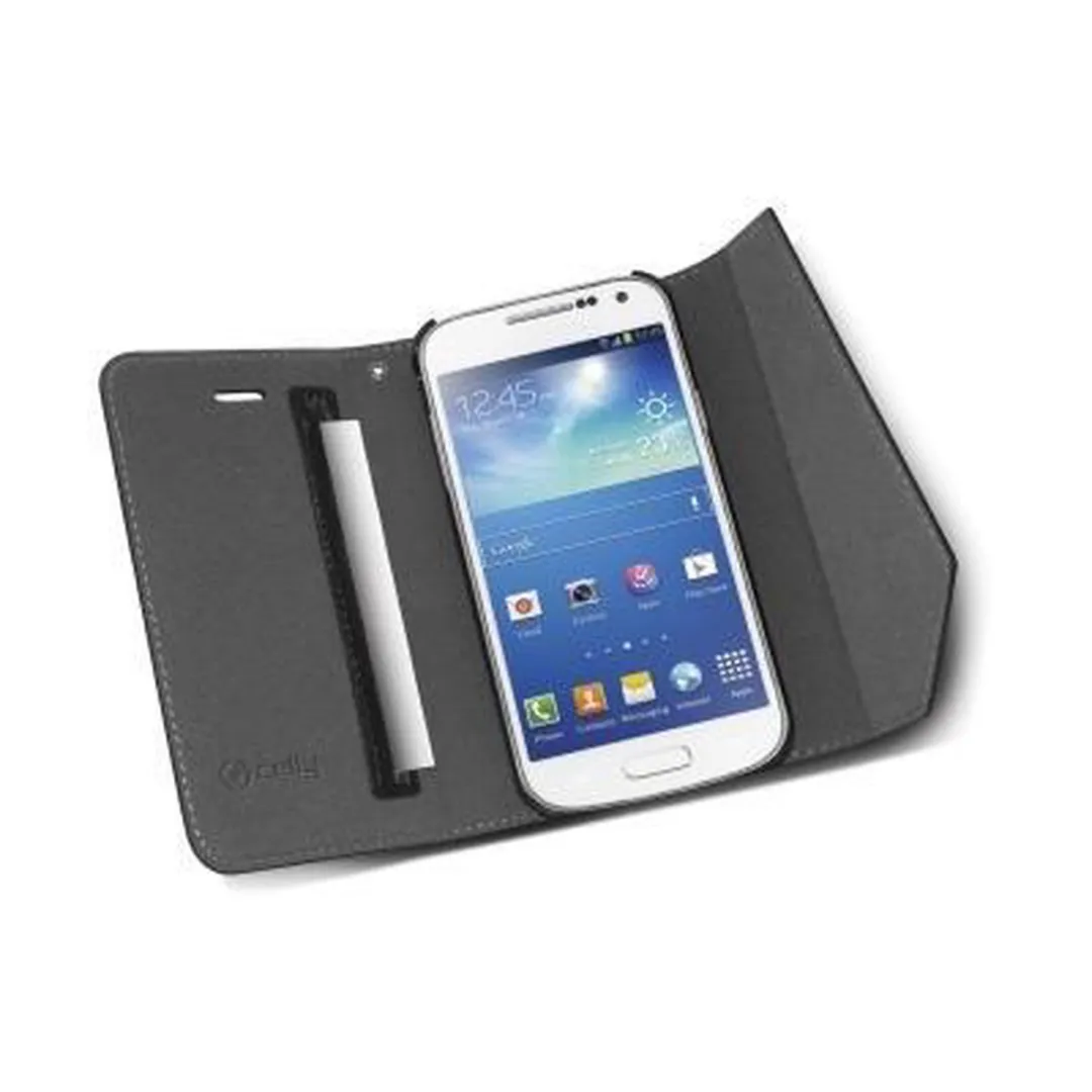Celly Wally Lady Galaxy S4 Mini Hoesje - Zwart - LADY332BK - afbeelding 6 van 6