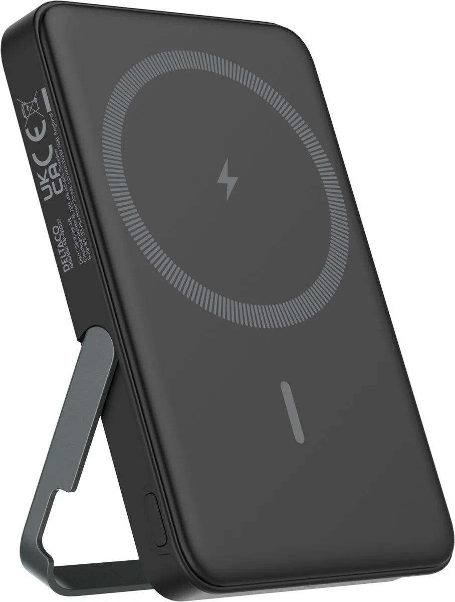 Deltaco PB-Q1007 Powerbank 5000mAh - 2x USB-C 20W - Zwart - afbeelding 5 van 6