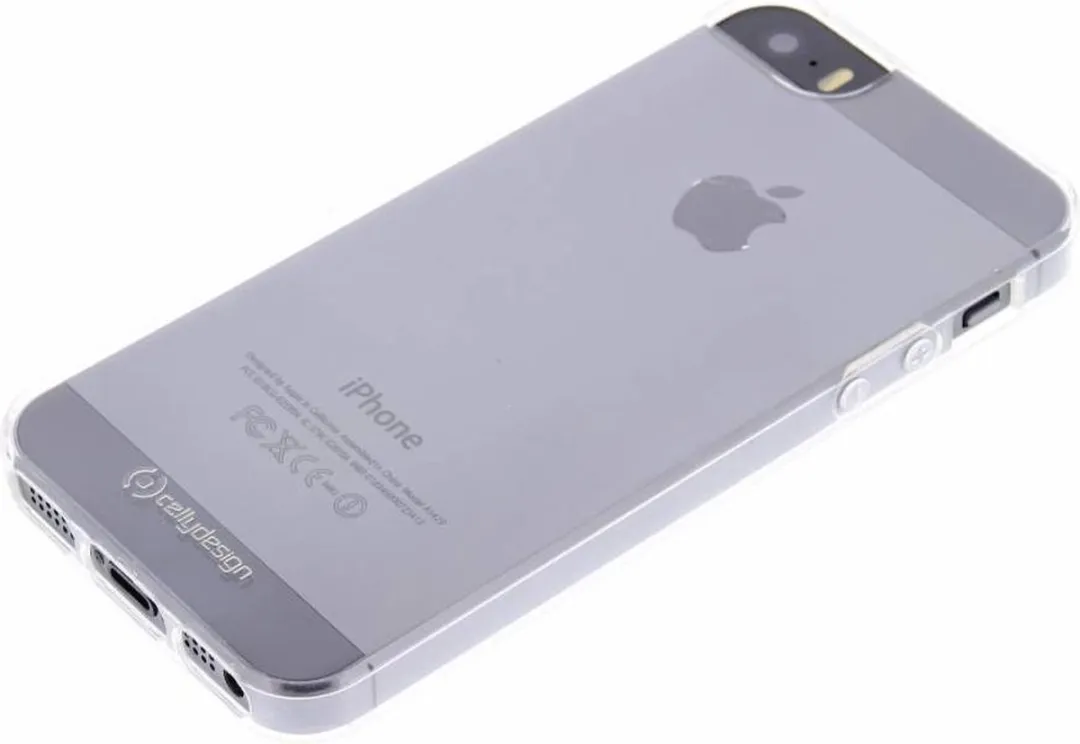 Celly Gelskin Cover iPhone 5/5s - Transparant - MPN 5-5073390
