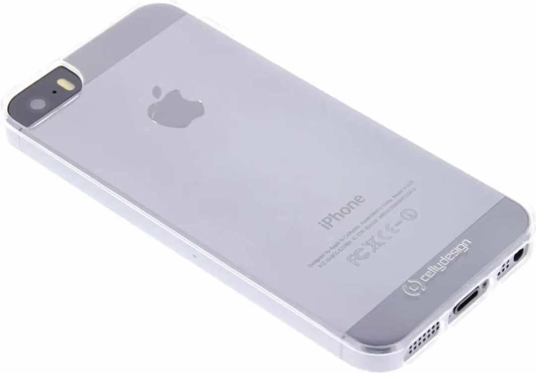 Celly Gelskin Cover iPhone 5/5s - Transparant - MPN 5-5073390