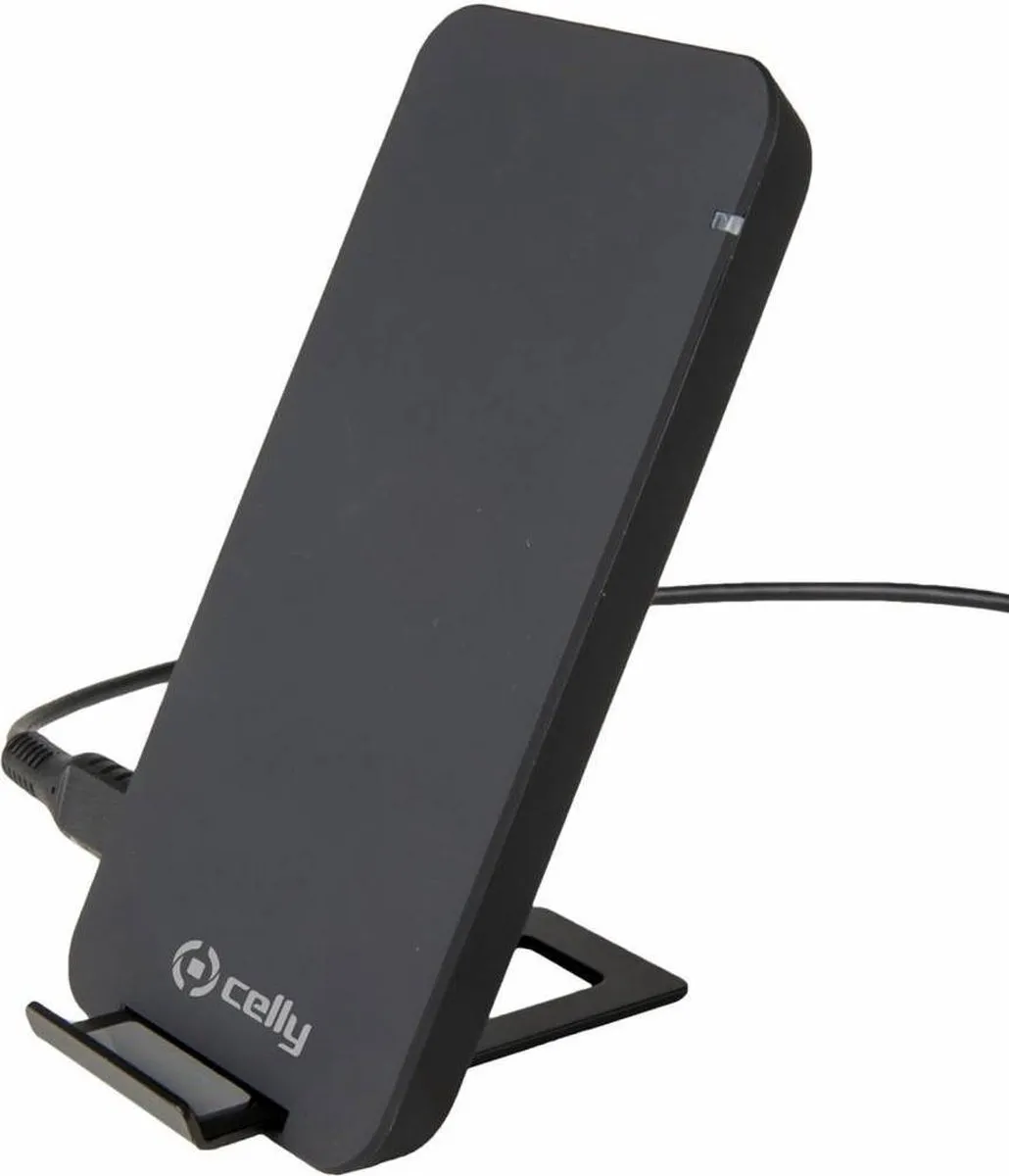Celly WLFASTSTANDBK Qi Oplaadstandaard - 10W - Zwart