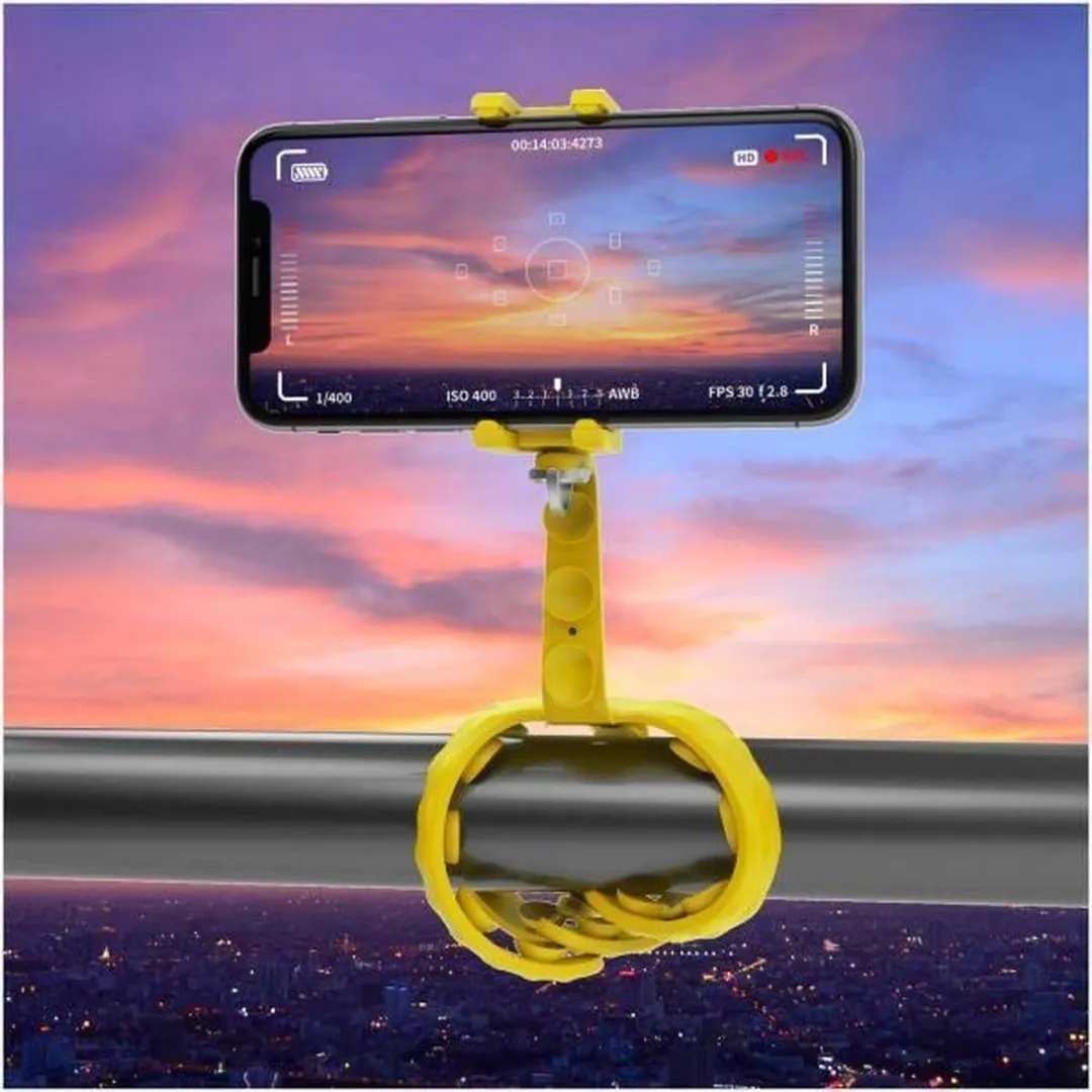 Celly Paarse Squiddy Flexible Smartphonehouder - Universeel