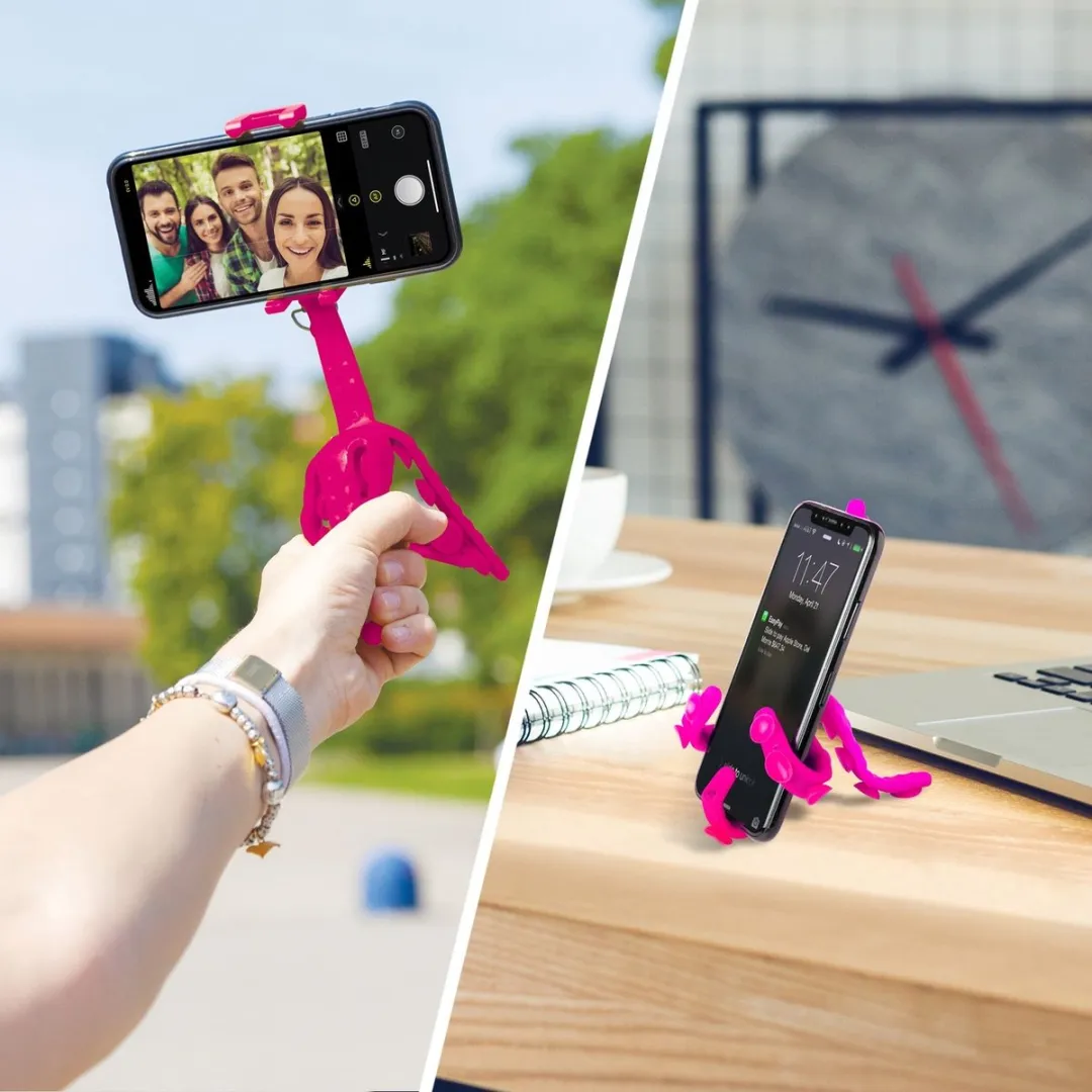 Celly Paarse Squiddy Flexible Smartphonehouder - Universeel
