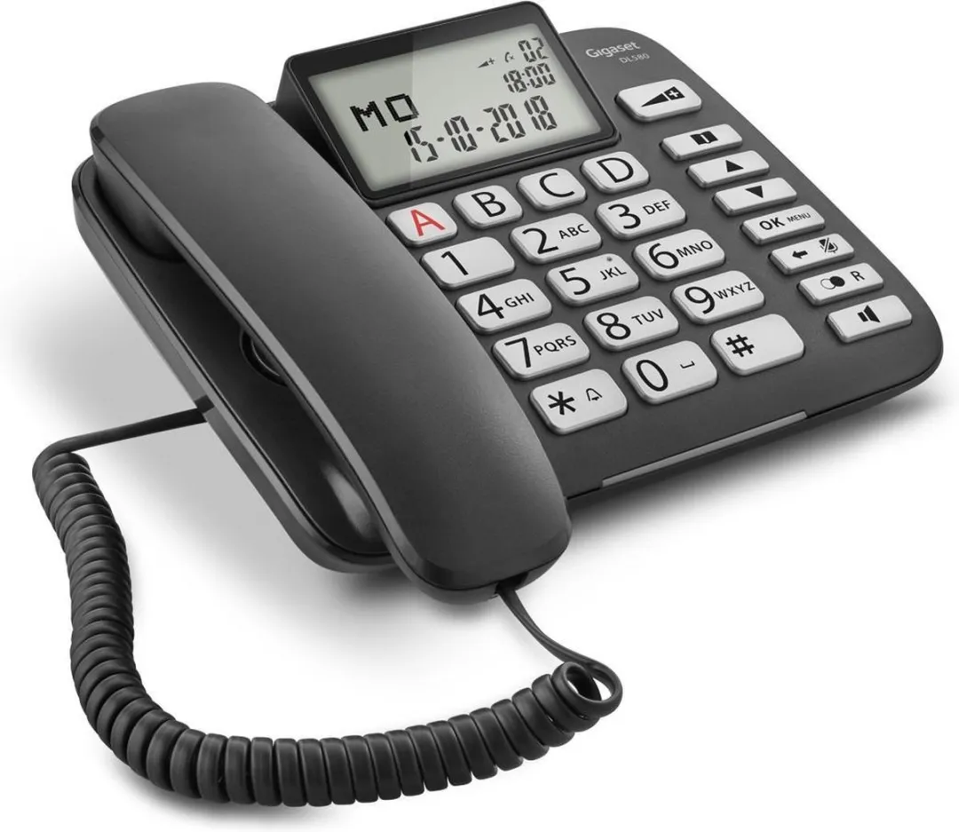 Gigaset DL580 Vaste Telefoon - Antraciet