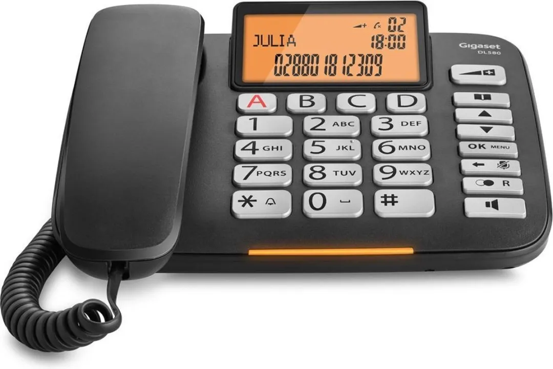 Gigaset DL580 Vaste Telefoon - Antraciet