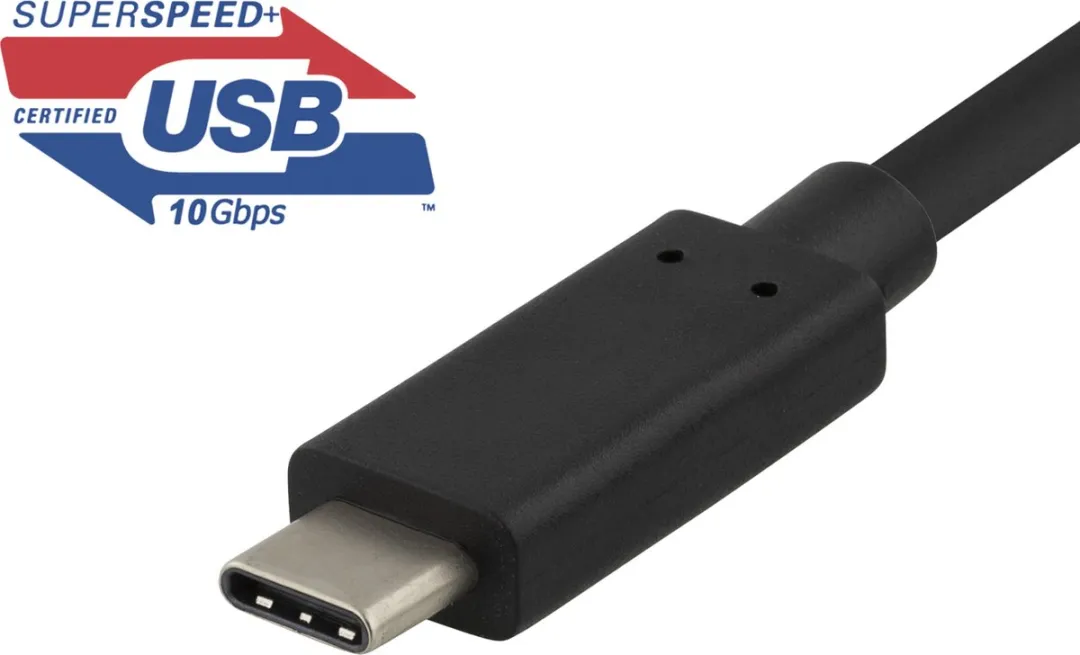 Deltaco USBC-1122 USB-C Kabel 1M - Zwart