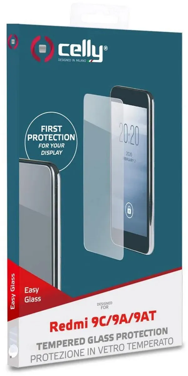 Celly Easy Glass Schermbeschermer Xiaomi - o.a. Redmi 9C/Note 10 - afbeelding 6 van 6