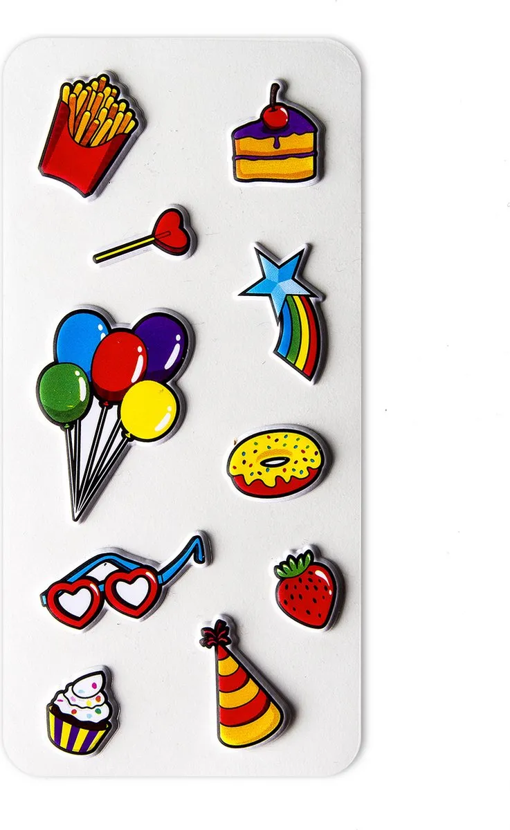Celly 3D Stickers Party Set