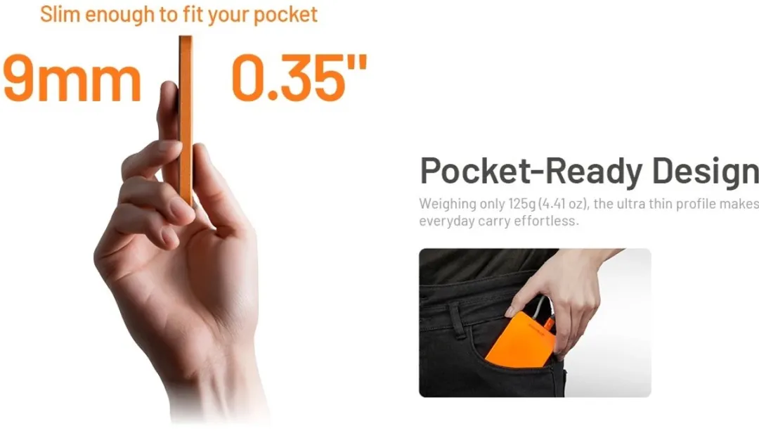 Nitecore | Pocket 5 | Powerbank | 5.000 | Gray | -