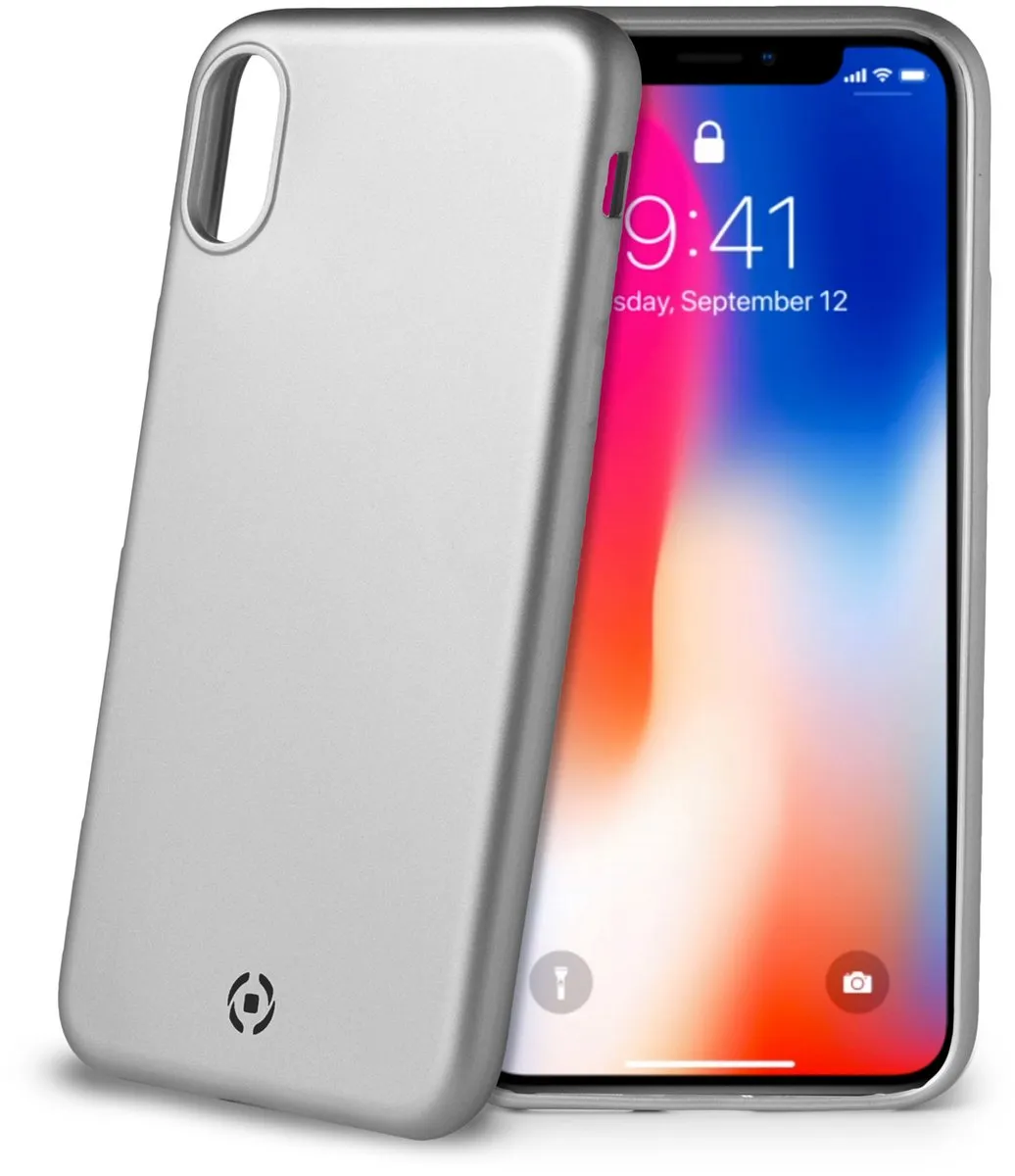 Celly Softmatt iPhone Xs Telefoonhoes