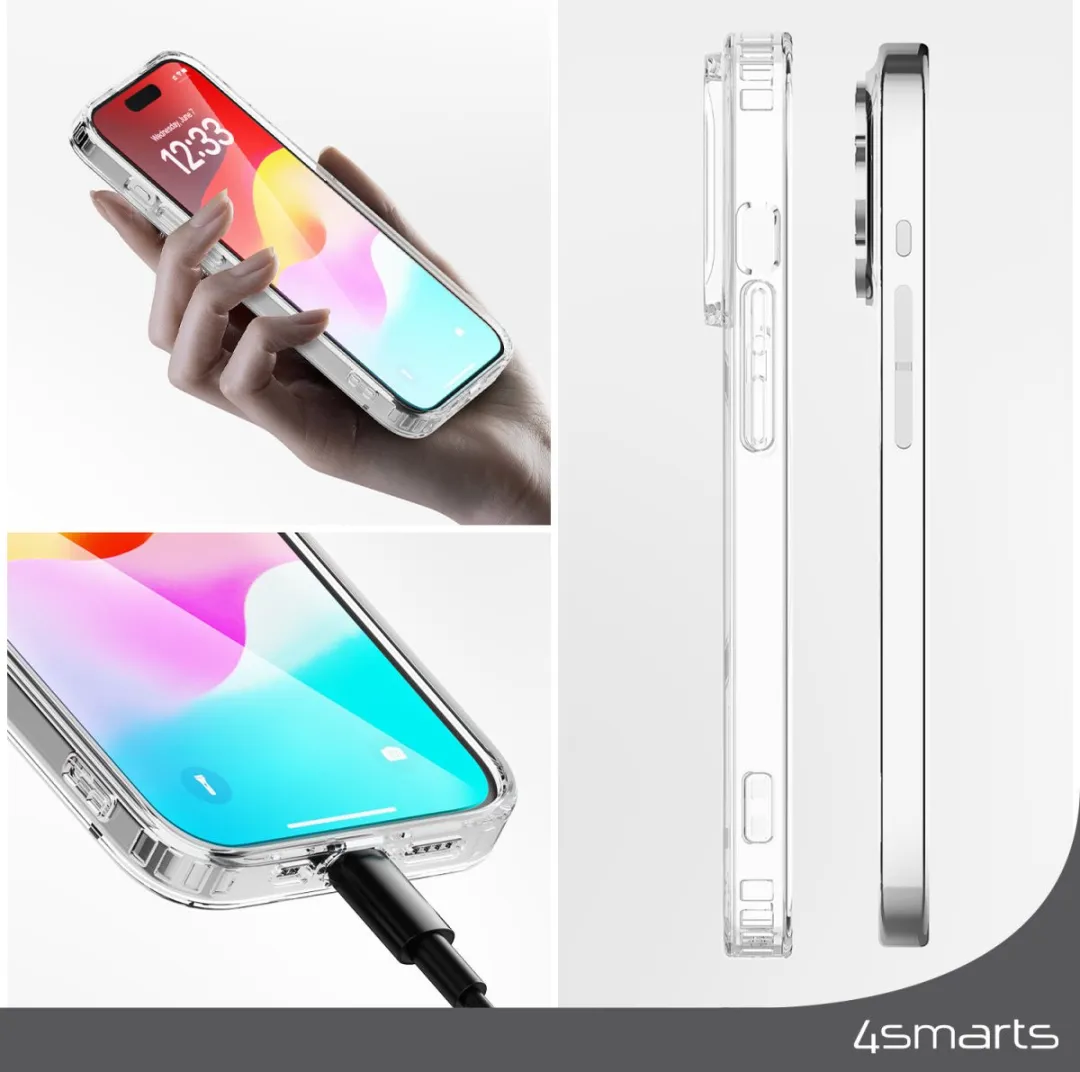 4Smarts 540605 Beschermingskit iPhone 15 Pro Max - Transparant