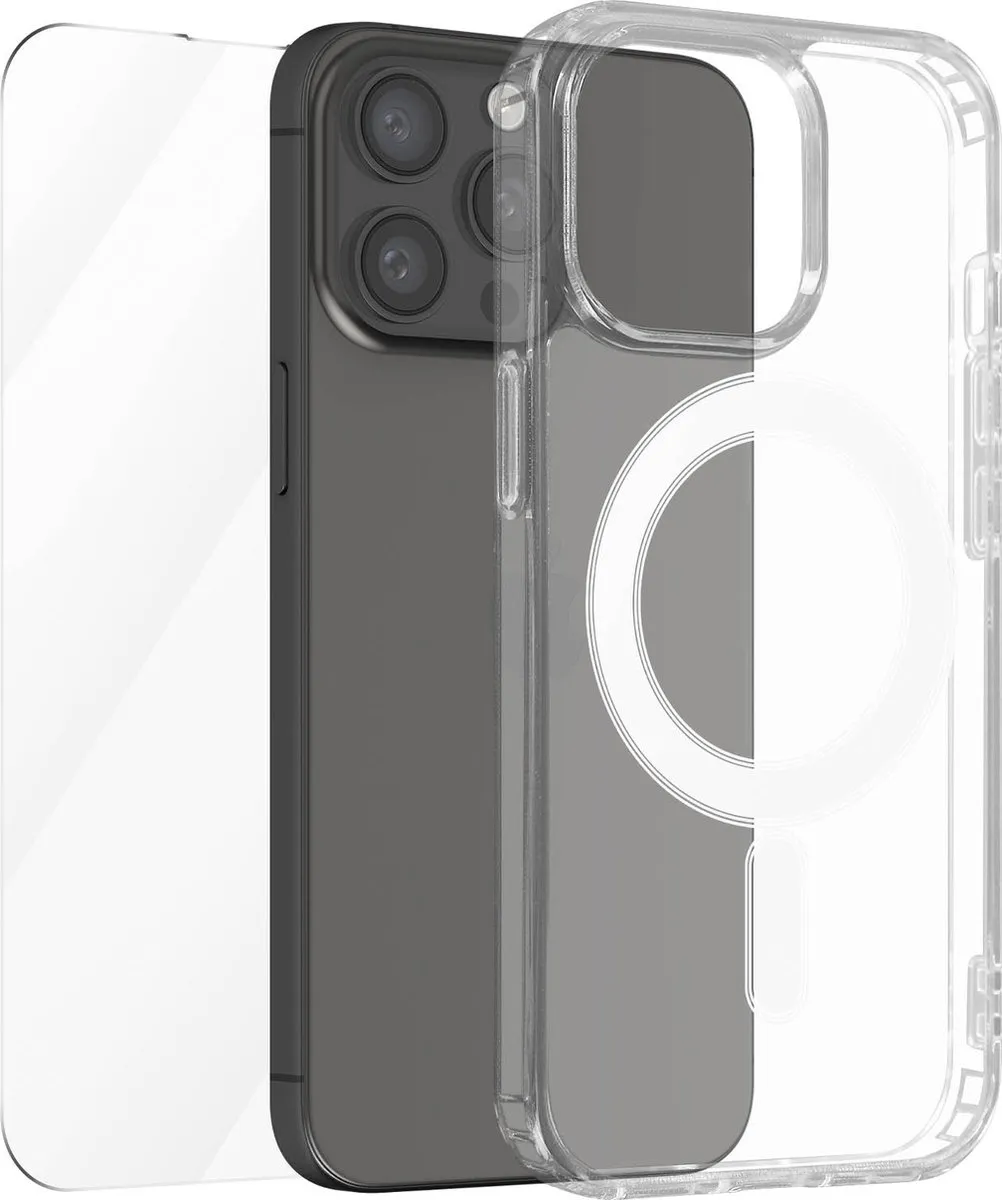 4Smarts 540605 Beschermingskit iPhone 15 Pro Max - Transparant