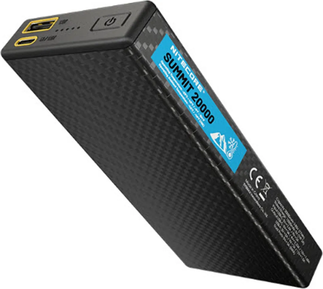 Nitecore SUMMIT 20000 Powerbank 20000mAh - 20W - Zwart