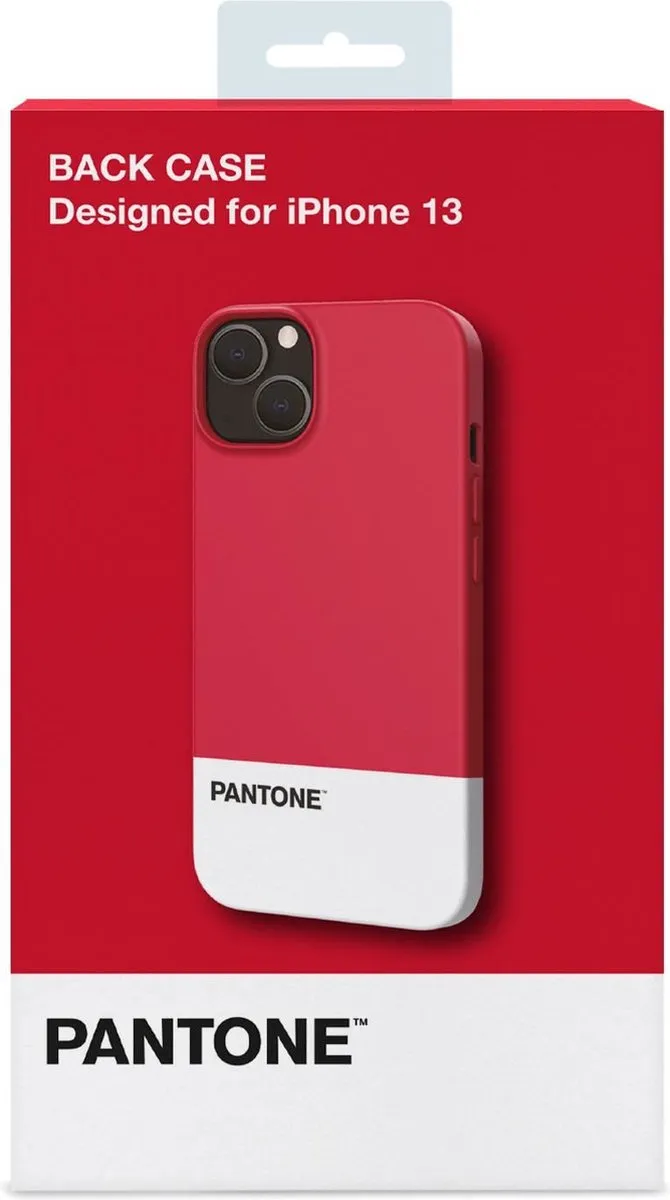 Celly Pantone Back Cover iPhone 13 PT-PC1007R1 - Rood