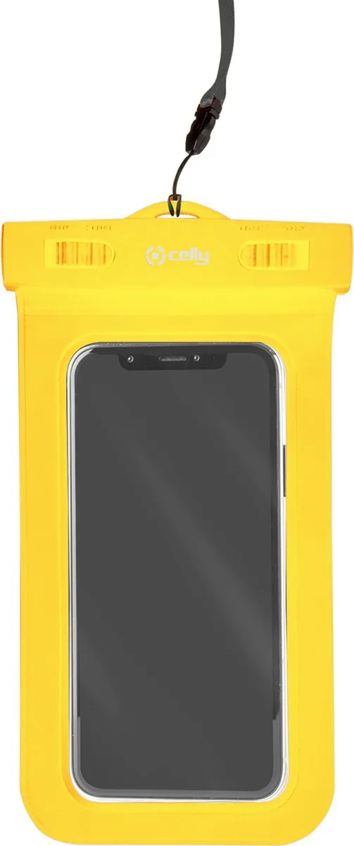 Celly ProCompact Beschermhoes Waterproof Geel