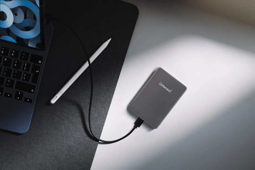 Intenso MW5000 Powerbank 5000mAh - 20W PD - MagSafe - Grijs - afbeelding 6 van 6