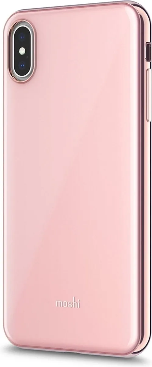 Moshi iGlaze Hoesje iPhone XS Max - Taupe Pink - 99MO113302 - afbeelding 2 van 6