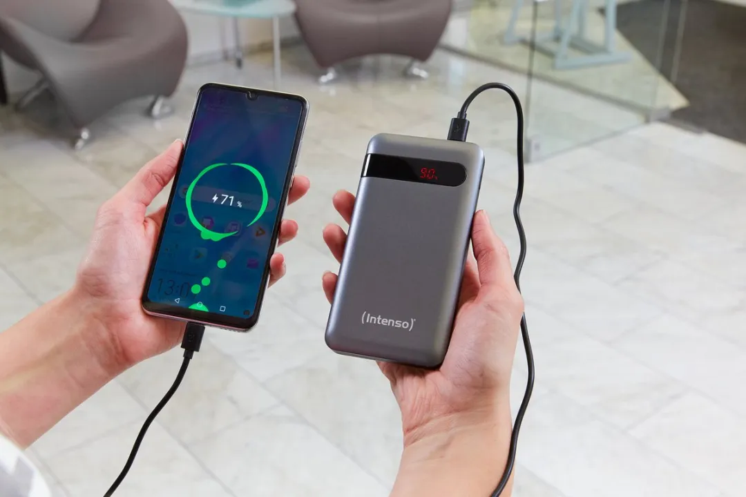 Intenso Powerbank PD10000 10000mAh - 3 Outputs - Antraciet