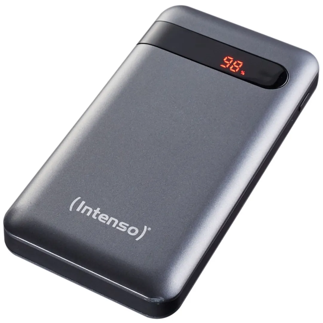 Intenso Powerbank PD10000 10000mAh - 3 Outputs - Antraciet