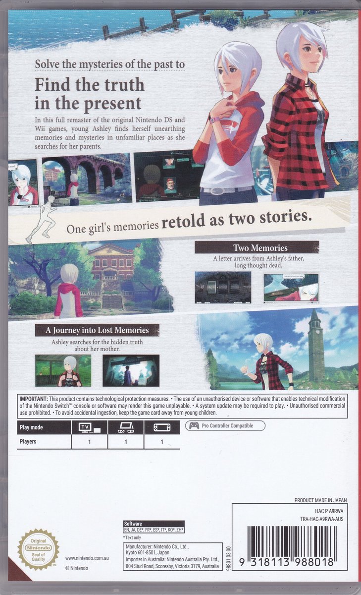 Another Code Recollection AU Switch