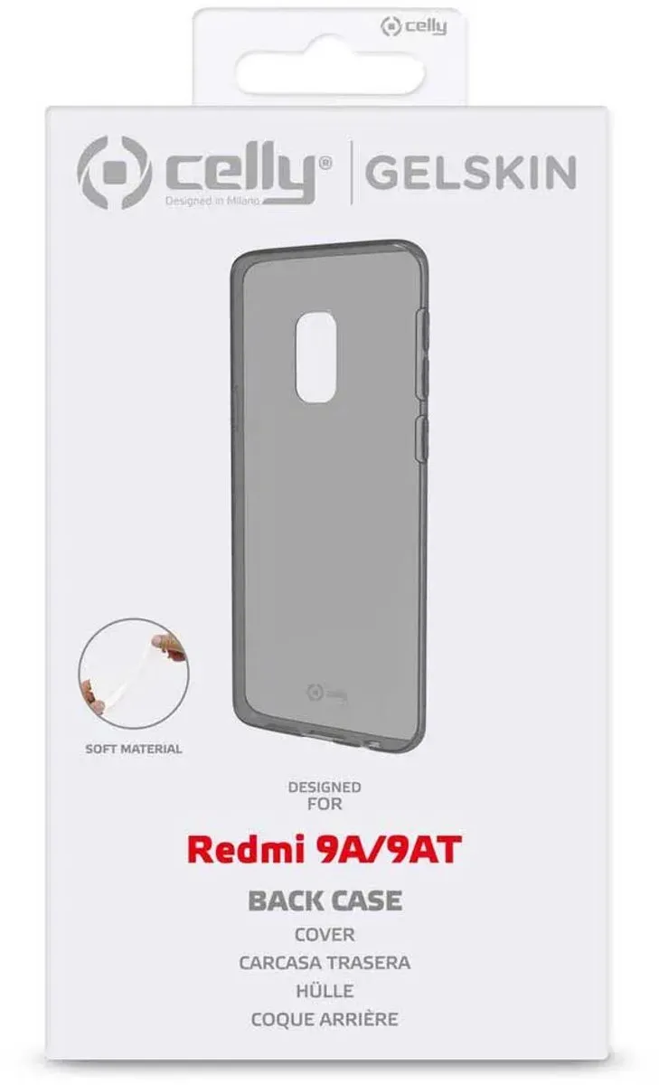 Celly Xiaomi Redmi 9A/9AT Gelskin Hoes - Grijs - afbeelding 6 van 6