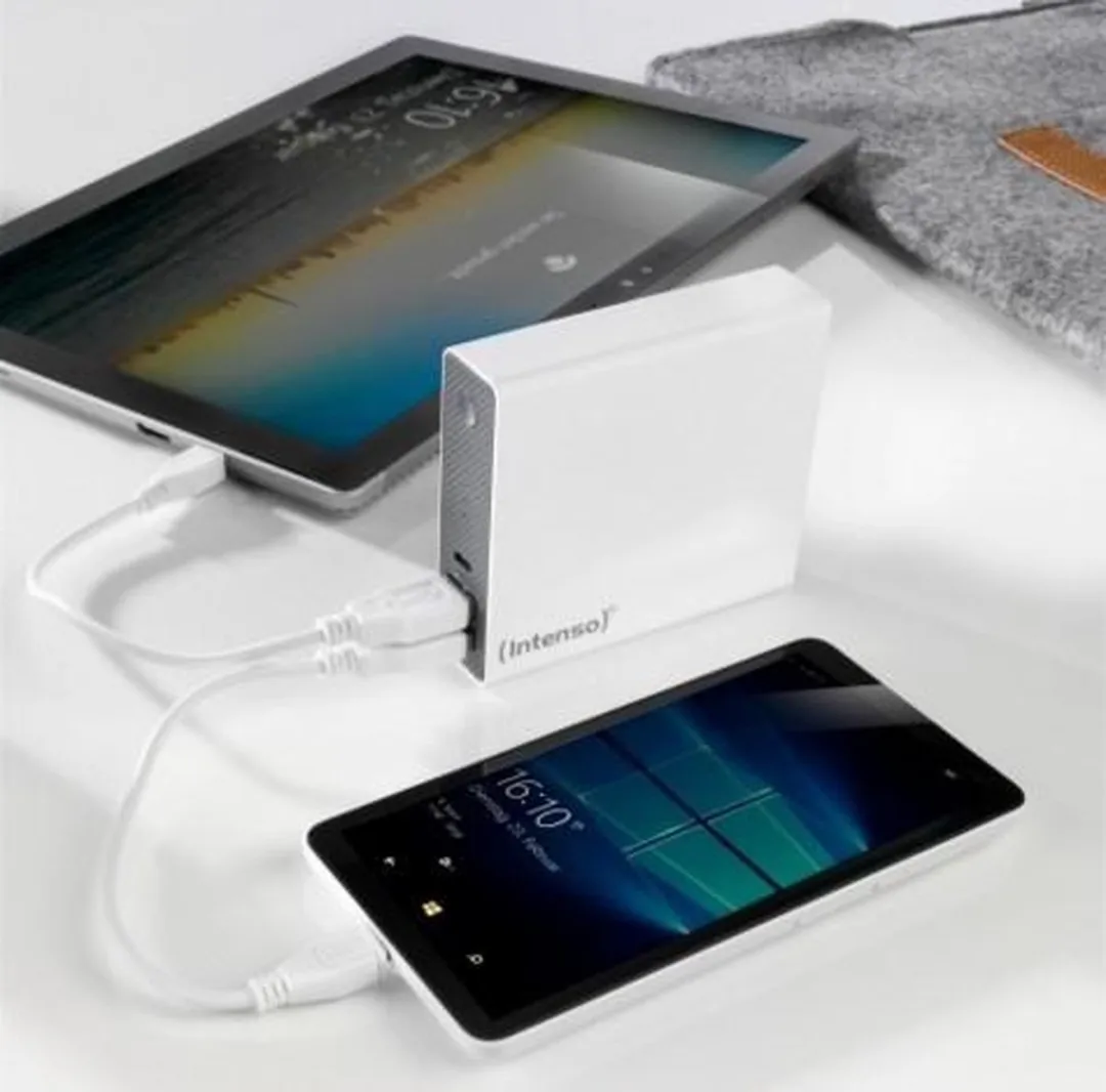 Intenso Powerbank ST13000 13000mAh - 2x USB - Wit