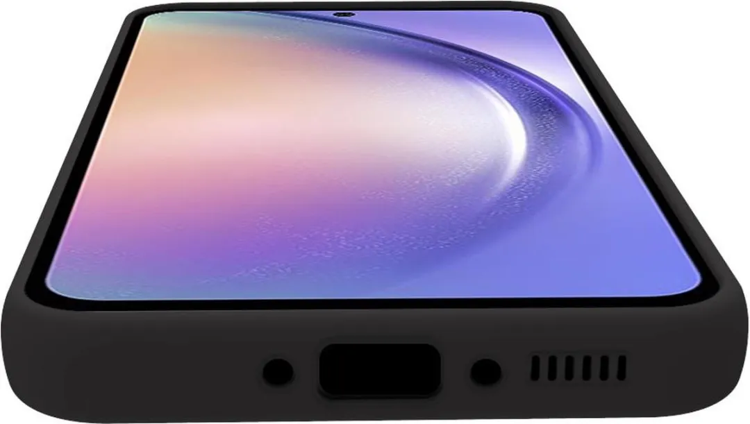 Celly Cromo Siliconen Hoesje Samsung Galaxy A54 - Zwart - afbeelding 4 van 6