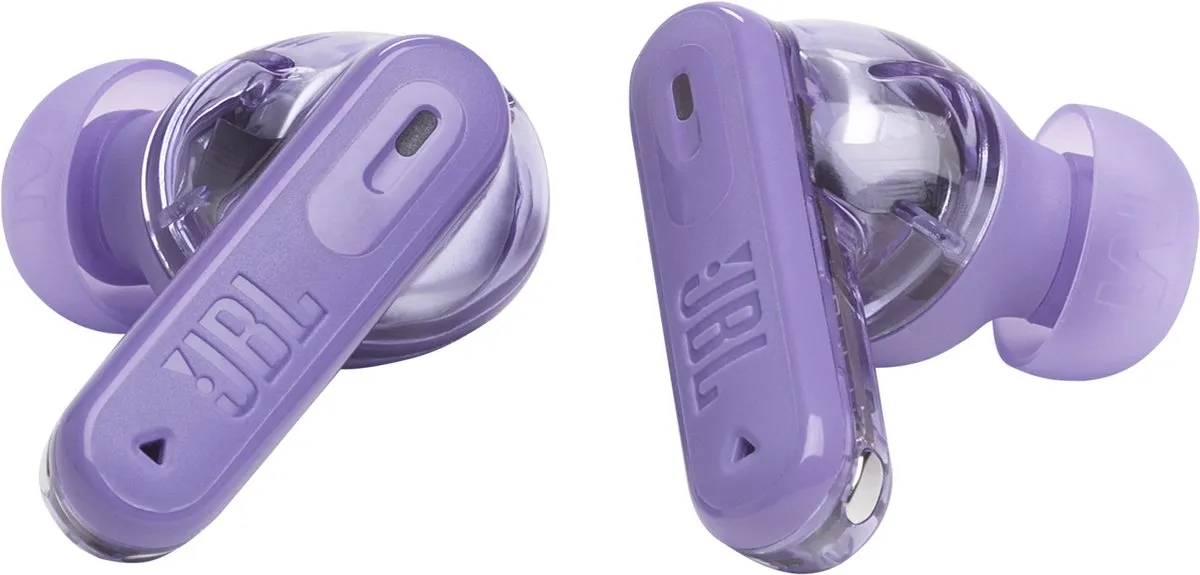 JBL Tune Beam 2 True Wireless Oordopjes - 48 uur - IP54 - Paars